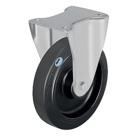 BLICKLE BH-POEV 82K Wheel with Elastic Solid Rubber Tyre Fixed Castors Type:BH-POEV 160R 