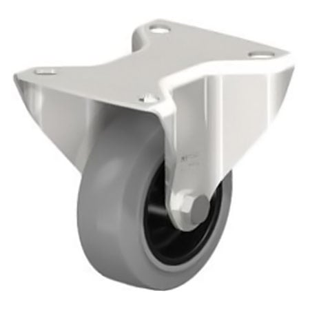 BLICKLE BX-POEV 80G-SG Wheel with Elastic Solid Rubber Tyre Fixed Castors Type:BX-POEV 100XR-SG