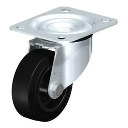 BLICKLE LE-POEV 80G Wheel with Elastic Solid Rubber Tyre Swivel Castors Type:LE-POEV 201K 