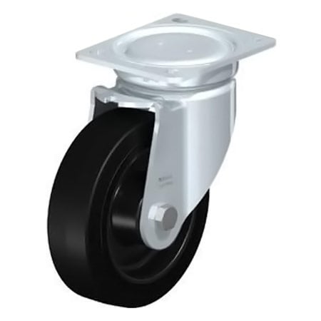 BLICKLE LU-POEV 160R Wheel with Elastic Solid Rubber Tyre Swivel Castors Type:LU-POEV 200R 