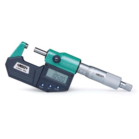 INSIZE 3108-25A Metric Digital Outside Micrometer Ratchet Stop