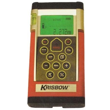KRISBOW KW0600526 Laser Distance Meter 60M Indoor Rt/06-799 type:KW0600671 (DC)
