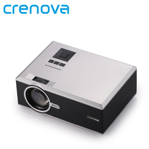 CRENOVA Mini Projector 130Inch iPad iPhone Home Movie XPE470
