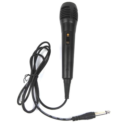 Excelvan Handheld Wired Dynamice Microphone for Computer Voice Studio Recording Kit KTV Karaoke with 1.5m Connection Cable Microfone Condenser Microphone