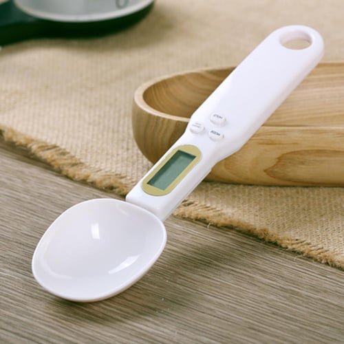 Raksasa Elektronik 500g/0.1g Digital Measuring Spoons With Scale for Cooking Scale Tools Liquid /Bulk Food LCD Display Kitchen Volume Scales Tools 94109