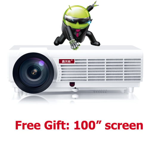 Smart Android 4.4 LCD TV 5500 lumens Projector LED-96