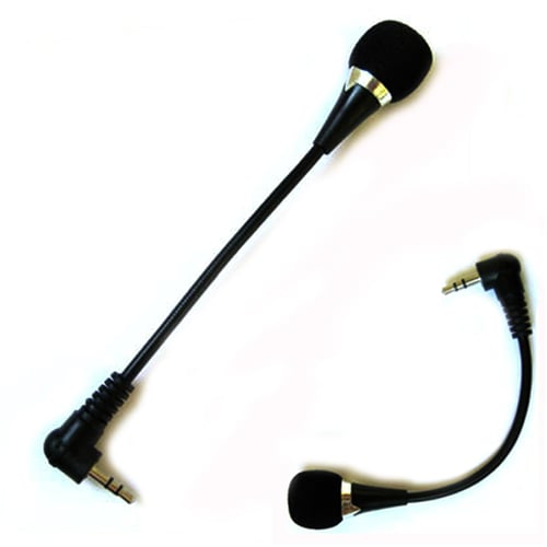 Raksasa Elektronik High Quality New 3.5mm Jack Flexible Microphone Mic Miniature For PC Laptop Notebook Skype Microphone 393