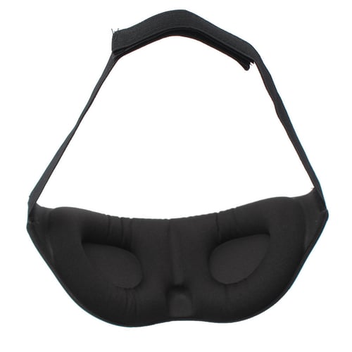 Raksasa Elektronik Universal Healthy Popular Comfortable Sponge Travel 3D Rest Sleeping Eyeshade Eye Mask Memory Foam Padded Shade Cover Blindfold Sponge Eyeshade