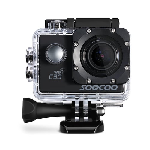 SOOCOO C30 4K Wifi Action Sports Camera Built-in Gyro Adjustable Viewing angles(70-170 Degrees) 2.0 LCD NTK96660 30M Waterproof C30