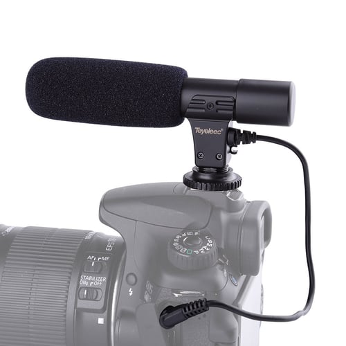 Teyeleec Mic 01 Shotgun Professional Studio/Stereo Recording 3.5mm Microphone/Microfone for CANON NIKON PENTAX Panasonic DSLR MIC 01