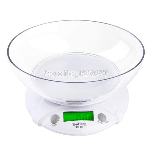 WeiHeng 7000gx 1g Kitchen Backlight Digital Electronic Scales Portable Food Diet Kg Lb Oz LED electronic Scale WH-B09