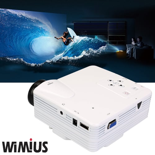 WIMIUS Mini LED LCD Projector Home Theatre Full HD H80 MINI