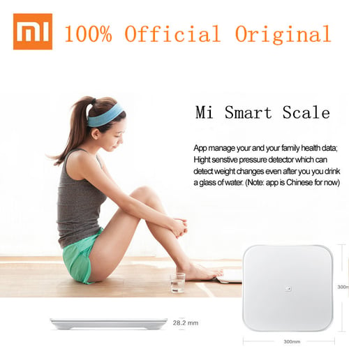 Xiaomi Mi Smart Scale Support Android/iOS Bluetooth 4.0 Losing Weight Digital Scale White Mi Smart Scale