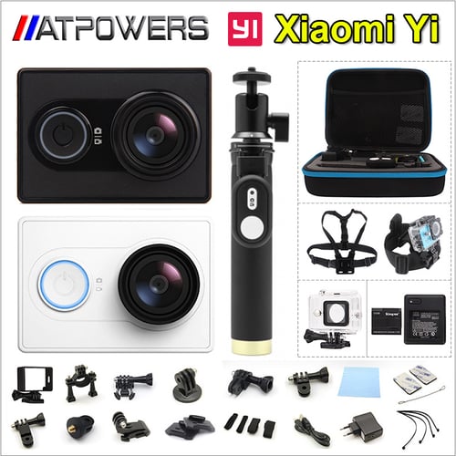 xiaomi Yi Action Camera XiaoYi waterproof Camera 1080P 2K 16MP wifi Ambarella A7 Sports Cam International Version Xiaomi yi Xiaomi yi