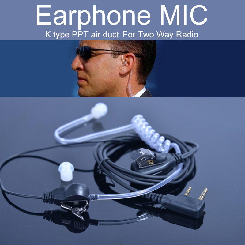Acoustic Tube 2 Pin PPT Earpiece 